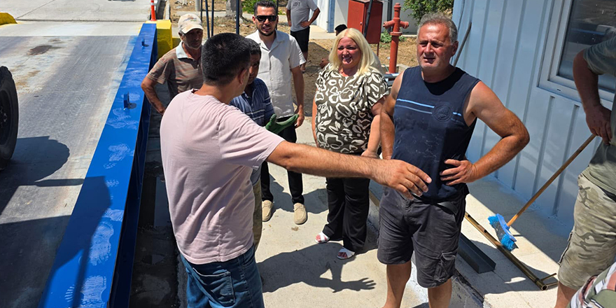 Mehmetçik Büyükkonuk Belediye Başkanı Tuğlu TÜK Kumyalı Silosu’nu ziyaret etti