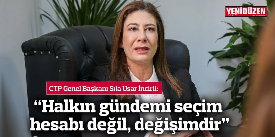 “Halkın gündemi seçim hesabı değil, değişimdir”