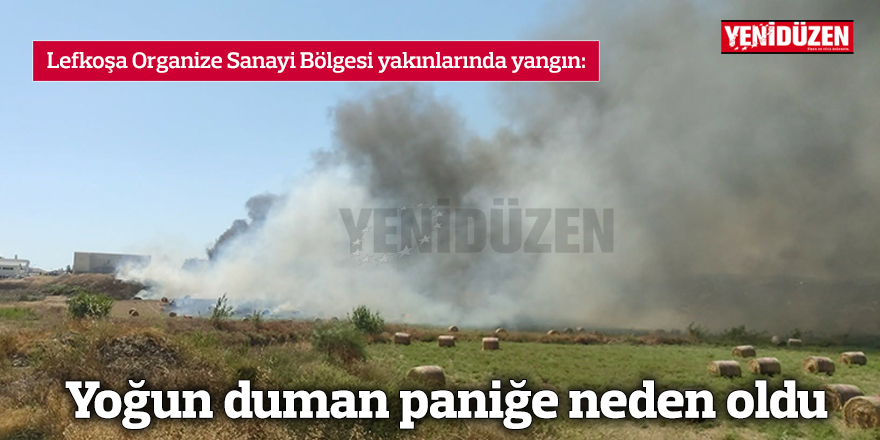 Yoğun duman paniğe neden oldu