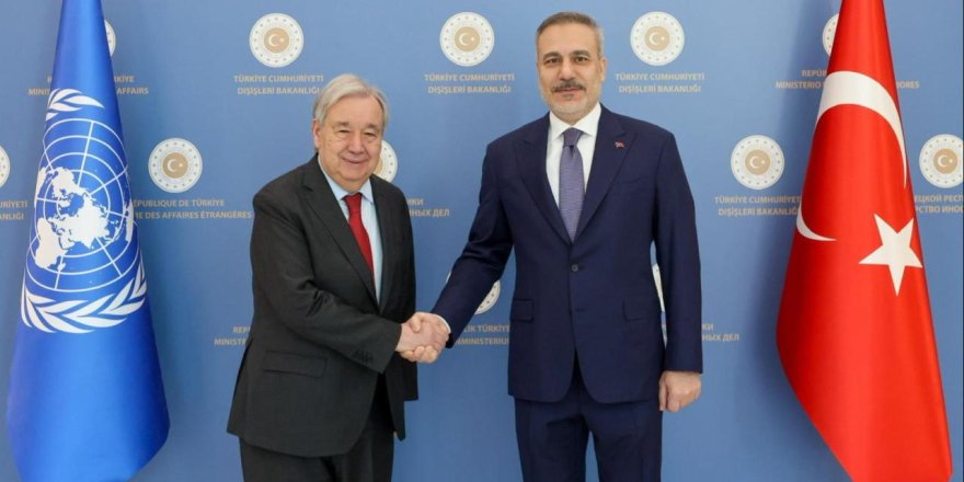 Fidan, Guterres ile telefonda görüştü