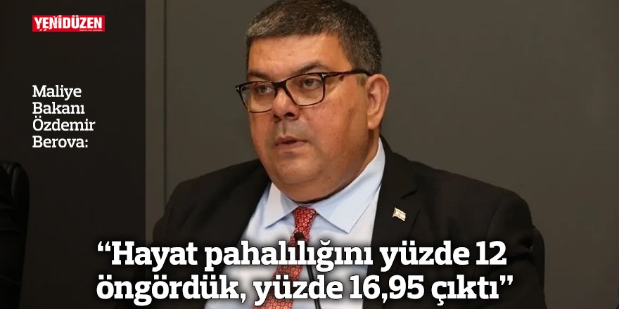 "Hayat pahalılığını yüzde 12 öngördük, yüzde 16,95 çıktı"