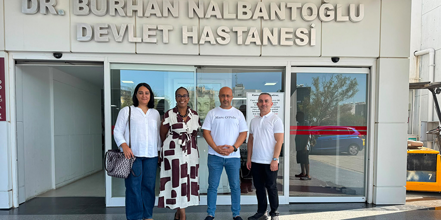 Dünya Tabipler Birliği Başkanı Kitulu, Dr. Burhan Nalbantoğlu Hastanesi'ni ziyaret etti