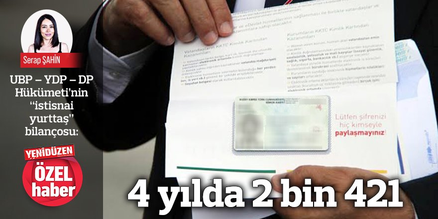 4 yılda 2 bin 421