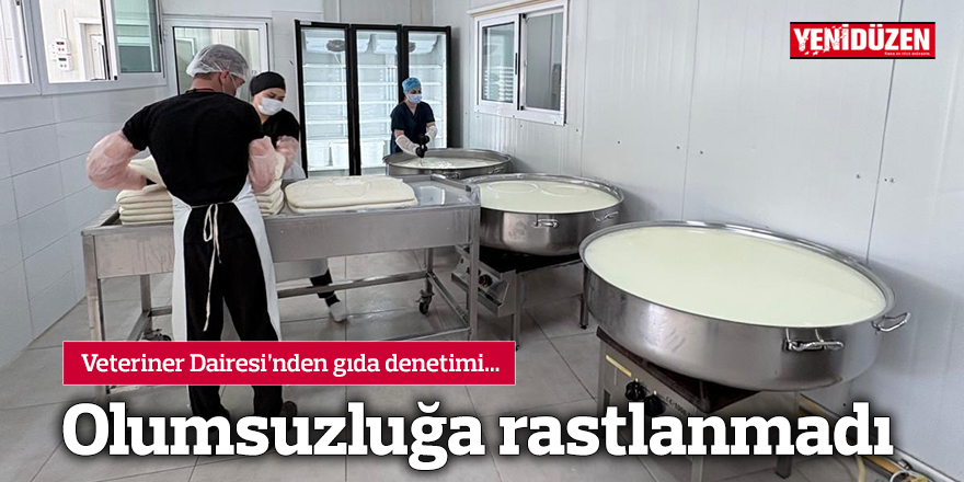 Veteriner Dairesi’nden gıda denetimi...