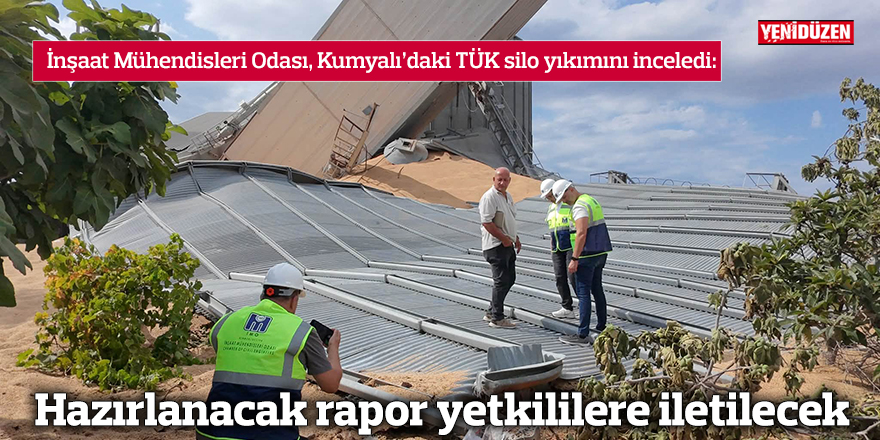 İnşaat Mühendisleri Odası, Kumyalı’daki TÜK silo yıkımını inceledi