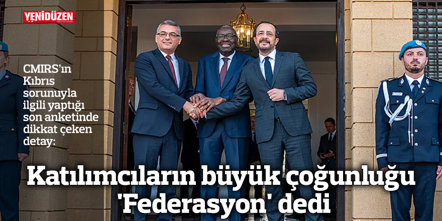 Katılımcıların büyük çoğunluğu 'Federasyon' dedi