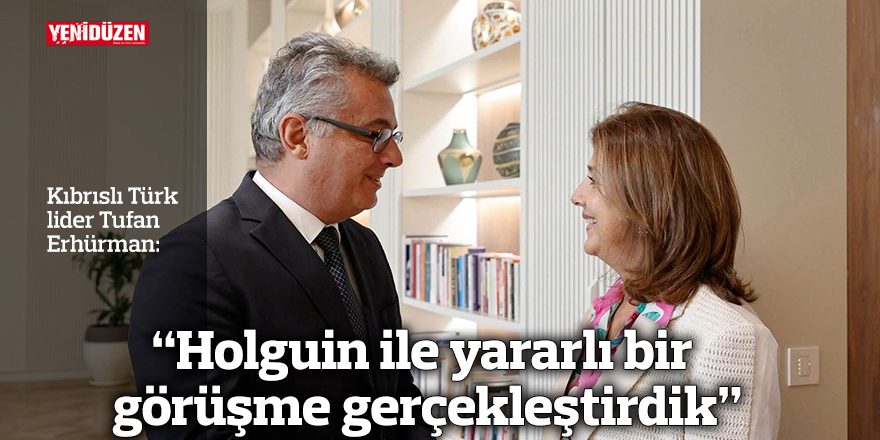 "Holguin ile yararlı bir görüşme gerçekleştirdik"