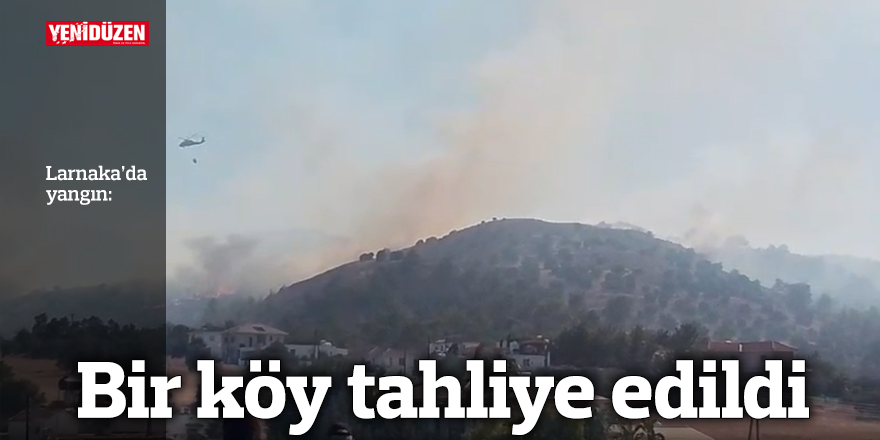 Larnaka’da yangın!
