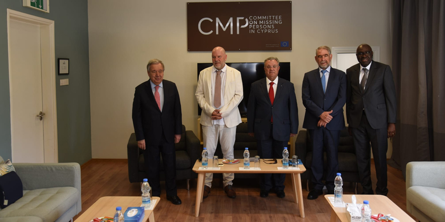 Guterres’ten KŞK Antropoloji Laboratuvarı’na ziyaret