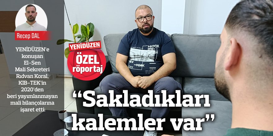 “Sakladıkları kalemler var”