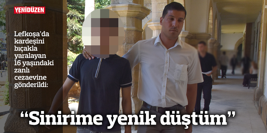 “Sinirime yenik düştüm”