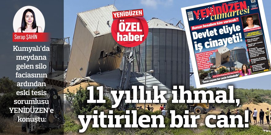 “2015’ten bu yana siloya bakım için TÜK’e defalarca yazı yazdık”