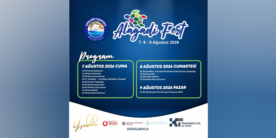 Alagadi Fest 2026 için geri sayım başladı