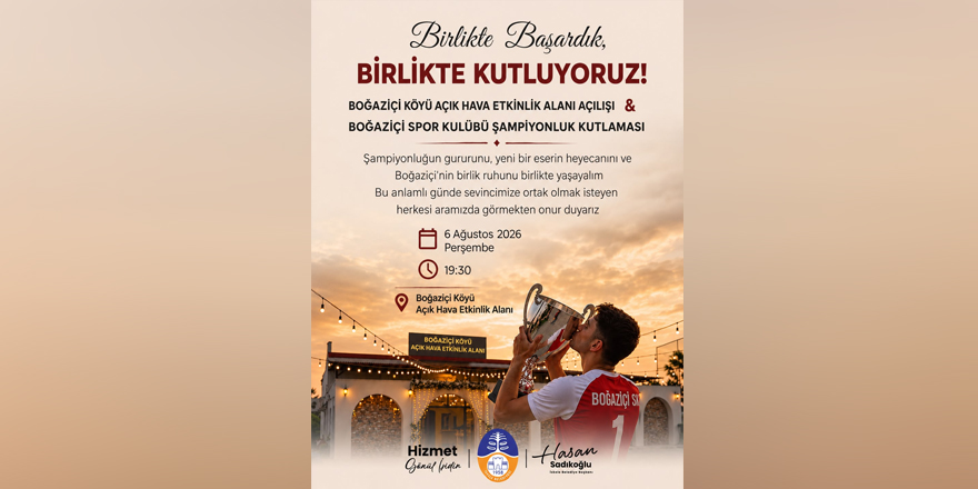 Boğaziçi'ndeki açılış ve kutlama etkinliği