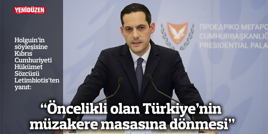 “Öncelikli olan Türkiye’nin müzakere masasına dönmesi"