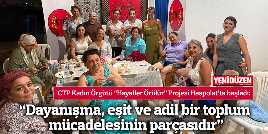 “Dayanışma, eşit ve adil bir toplum mücadelesinin parçasıdır”
