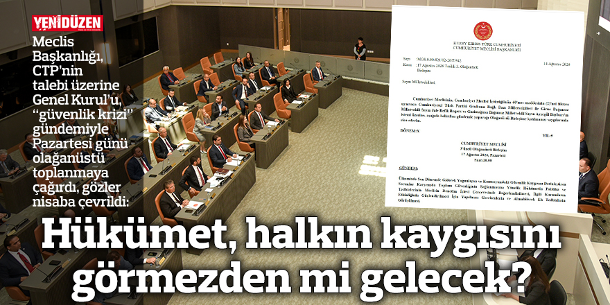 Hükümet, halkın kaygısını görmezden mi gelecek?