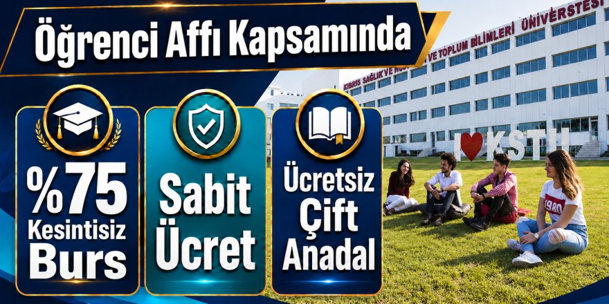 KSTU’dan yüzde 75 kesintisiz burs ve ücretsiz çift anadal fırsatı
