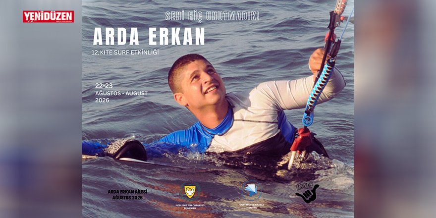 Arda Erkan anısına “12. Kite Surf Etkinliği” düzenleniyor