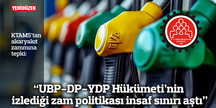 “UBP-DP-YDP Hükümeti’nin izlediği zam politikası insaf sınırı aştı”