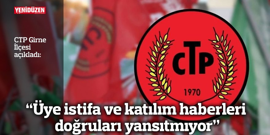 “Üye istifa ve katılım haberleri  doğruları yansıtmıyor”