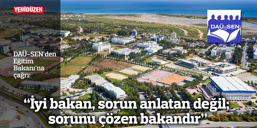 “İyi bakan, sorun anlatan değil; sorunu çözen bakandır”