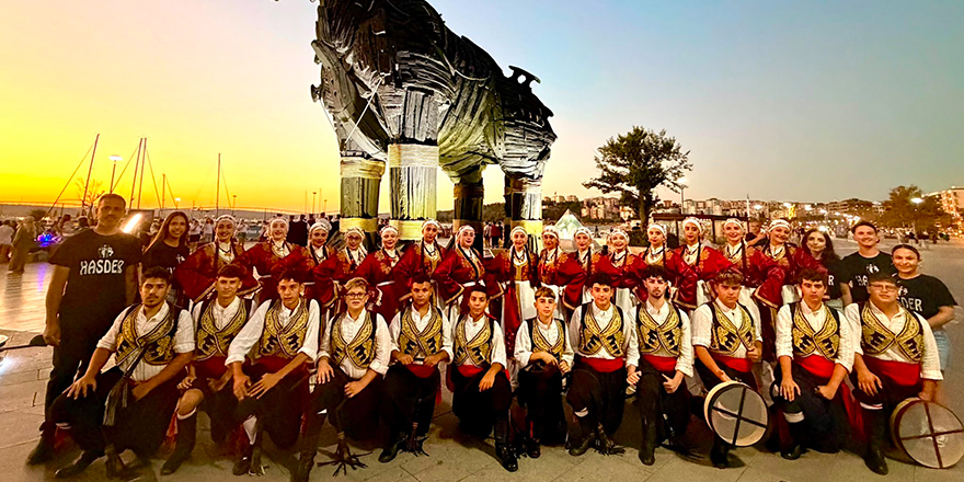 HASDER Yıldızlar Grubu, Uluslararası Troya Halk Dansları ve Müzik Festivali’ne katıldı