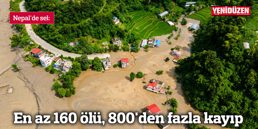 Nepal'de sel: En az 160 ölü, 800'den fazla kayıp
