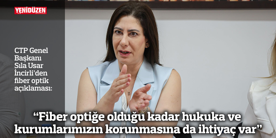 “Fiber optiğe olduğu kadar hukuka ve kurumlarımızın korunmasına da ihtiyaç var”