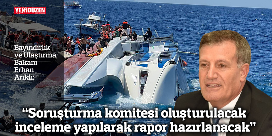 Arıklı: "Soruşturma komitesi oluşturulacak inceleme yapılarak rapor hazırlanacak"