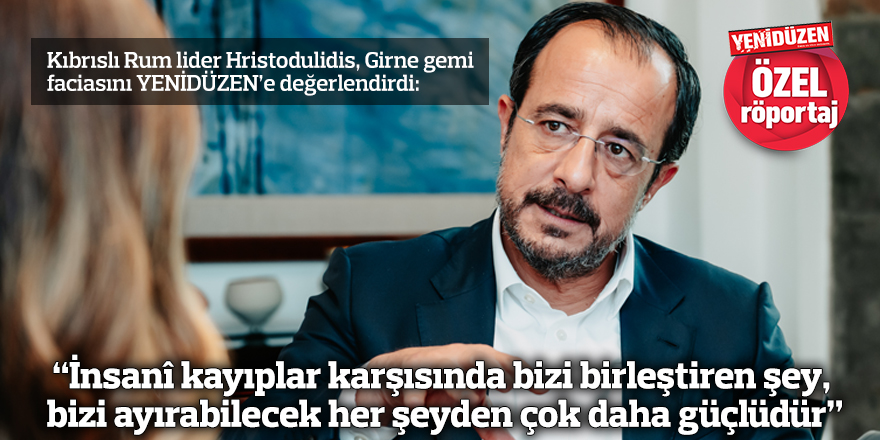 “İnsanî kayıplar karşısında bizi birleştiren şey, bizi ayırabilecek her şeyden çok daha güçlüdür”