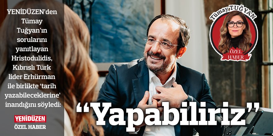 “Yapabiliriz”