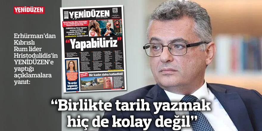 “Birlikte tarih yazmak hiç de kolay değil”
