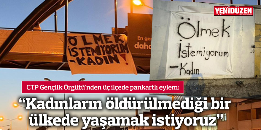 "Kadınların öldürülmediği bir ülkede yaşamak istiyoruz"