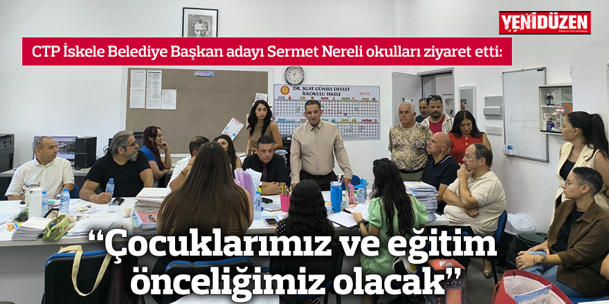 “Çocuklarımız ve eğitim önceliğimiz olacak”