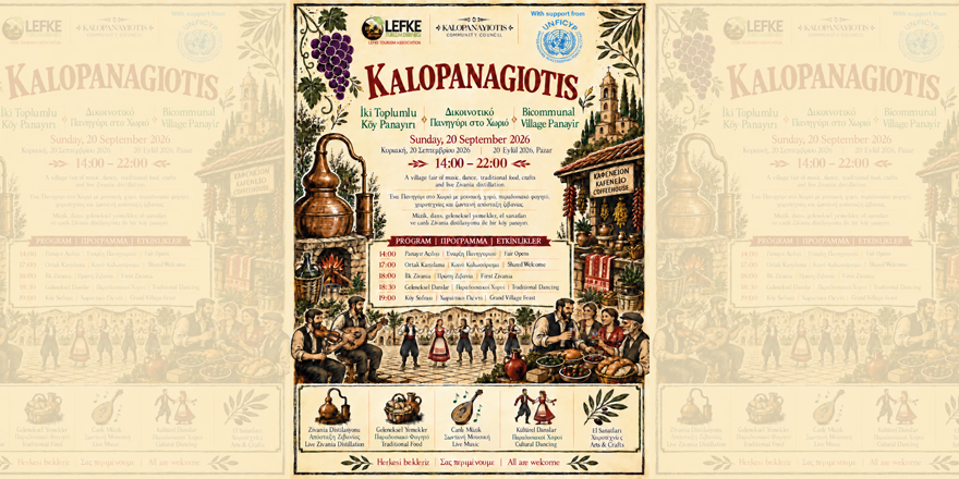 Kalopanayiotis'te iki toplumlu köy panayırı düzenleniyor