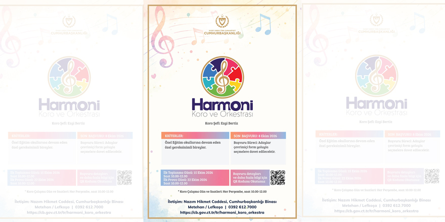“Cumhurbaşkanlığı Harmoni Koro ve Orkestrası” başvurular devam ediyor