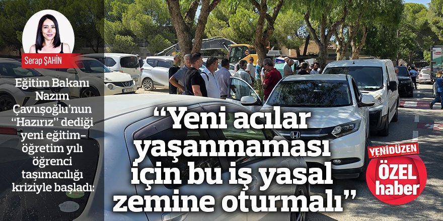 “Yeni acılar yaşanmaması için bu iş yasal zemine oturmalı”