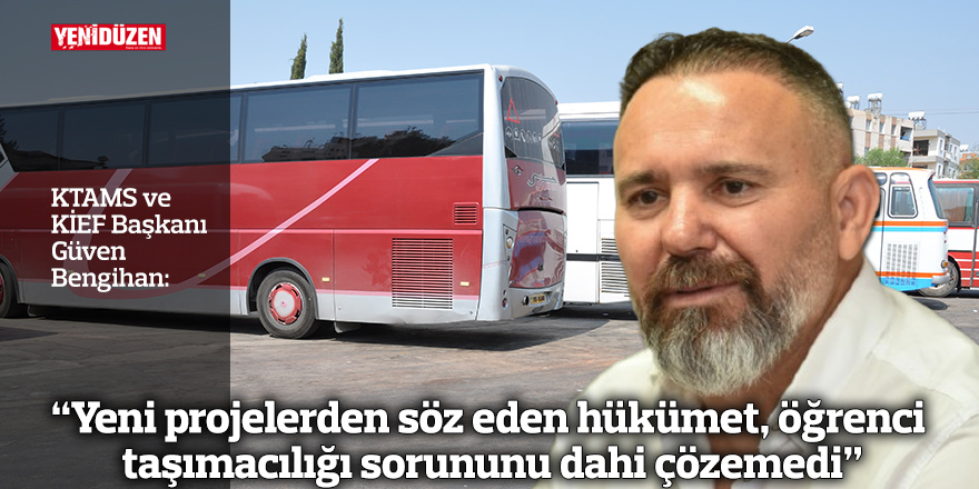 “Yeni projelerden söz eden hükümet, öğrenci taşımacılığı sorununu dahi çözemedi”