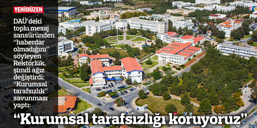 “Kurumsal tarafsızlığı koruyoruz”