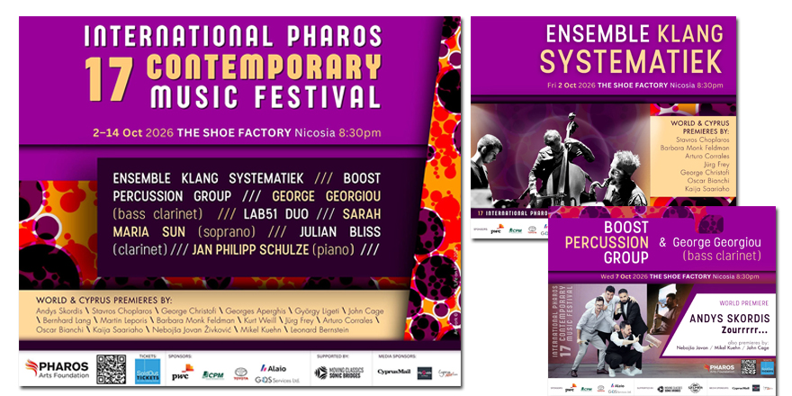 4 muhteşem konserlik 17. Uluslararası Pharos Çağdaş Müzik Festivali 2 Ekim’de başlıyor
