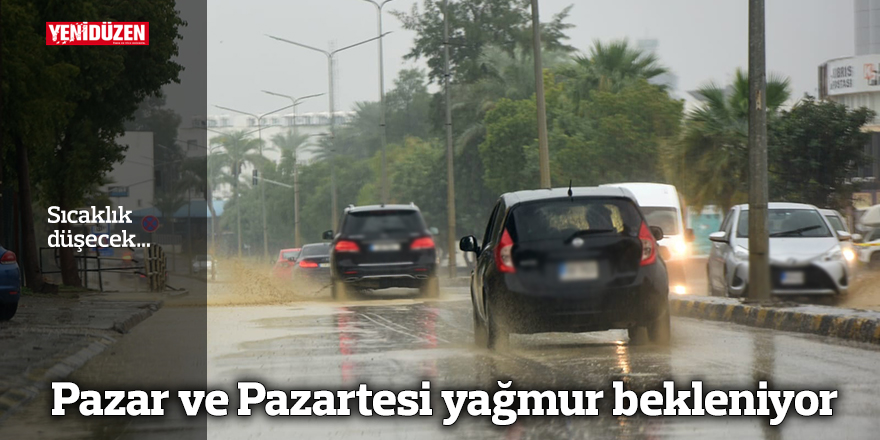 Sıcaklık düşecek… Pazar ve pazartesi yağmur bekleniyor