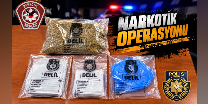 Lefkoşa’da uyuşturucu operasyonu: Bir kişi tutuklandı