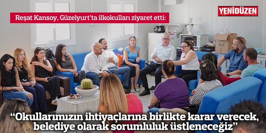“Okullarımızın ihtiyaçlarına birlikte karar verecek, belediye olarak sorumluluk üstleneceğiz”