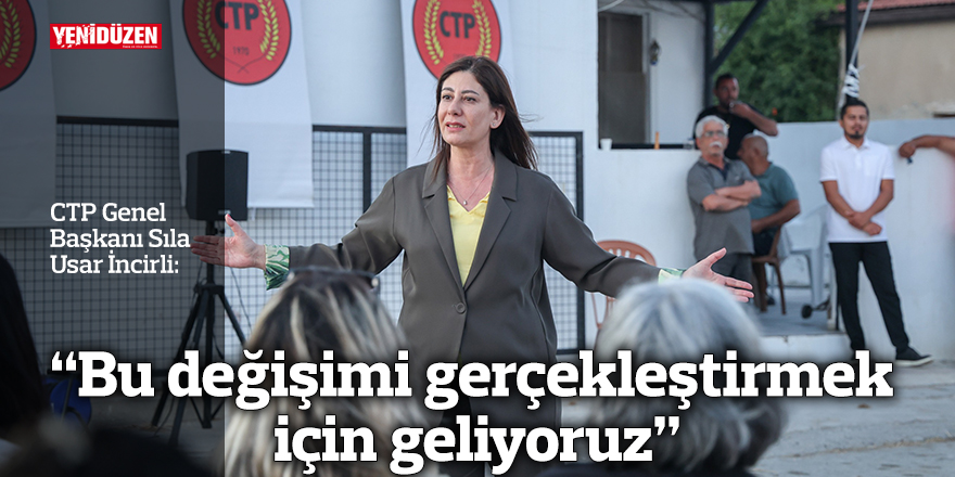 “Bu değişimi gerçekleştirmek için geliyoruz”