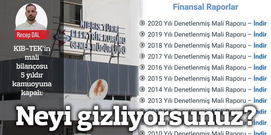 Neyi gizliyorsunuz?
