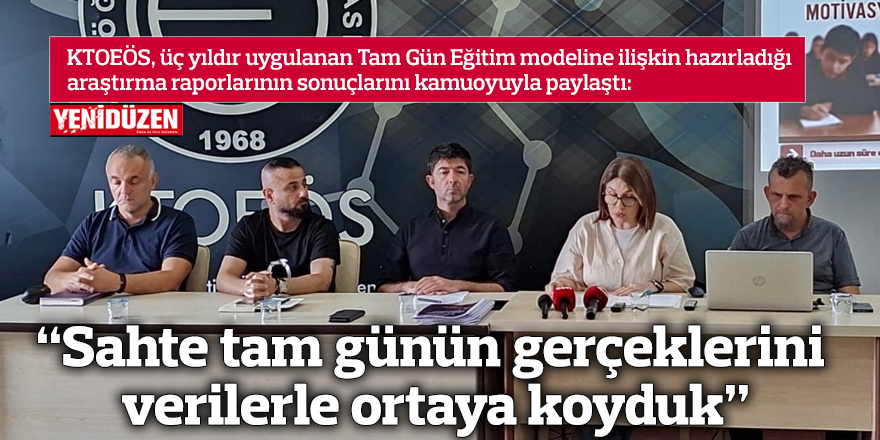 “Sahte tam günün gerçeklerini verilerle ortaya koyduk”