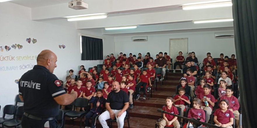 İtfaiye Haftası'nda öğrenciler ve vatandaşlar bilgilendirildi