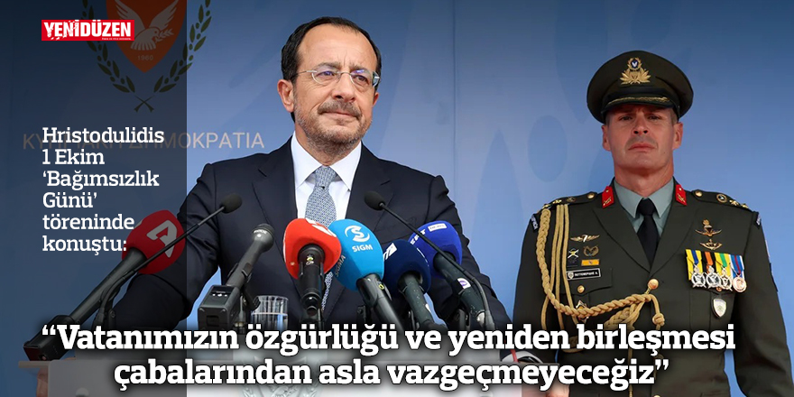 “Vatanımızın özgürlüğü ve yeniden birleşmesi çabalarından asla vazgeçmeyeceğiz”