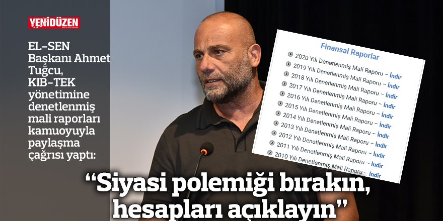 “Siyasi polemiği bırakın, hesapları açıklayın”